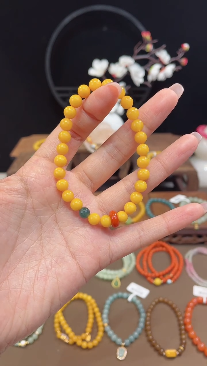 【闪购商品】蜜蜡手链未镶嵌