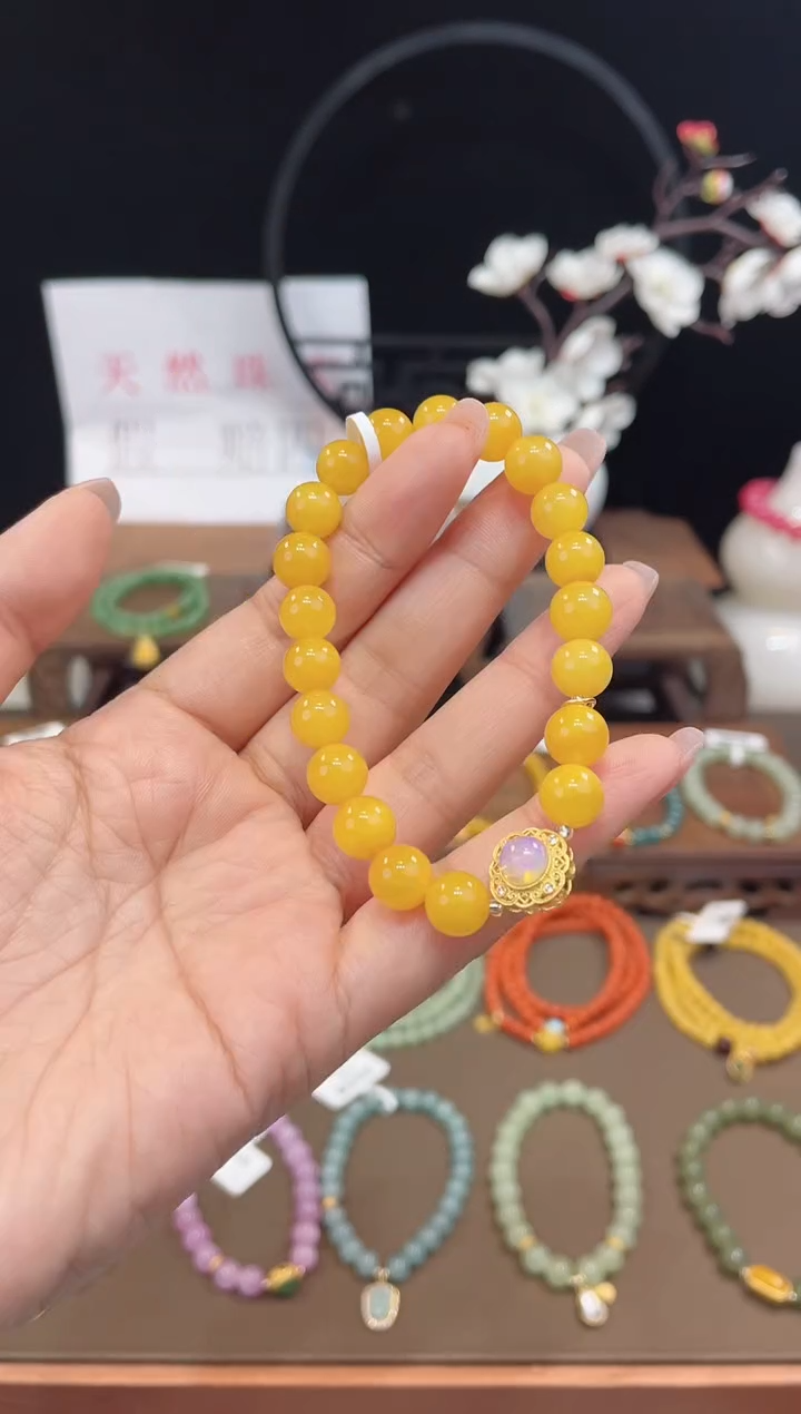 【闪购商品】蜜蜡手链未镶嵌