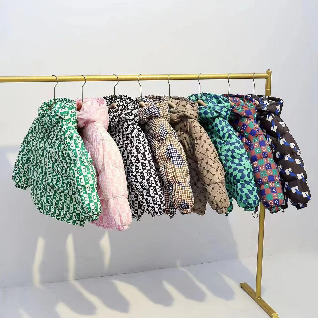 老花时尚儿童男女童宝宝中大童时尚洋气加厚外套