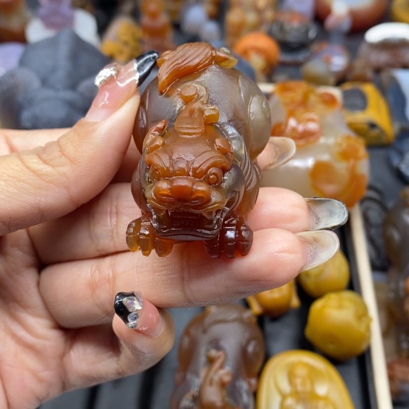 【闪购商品】玛瑙/玉髓吊坠(不含链)未镶嵌第***海挂坠