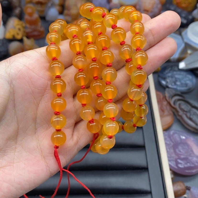 【闪购商品】玛瑙/玉髓颈饰未镶嵌佛*