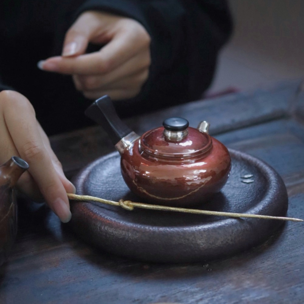 怦然心动·【盈满】侧把铜壶110cc