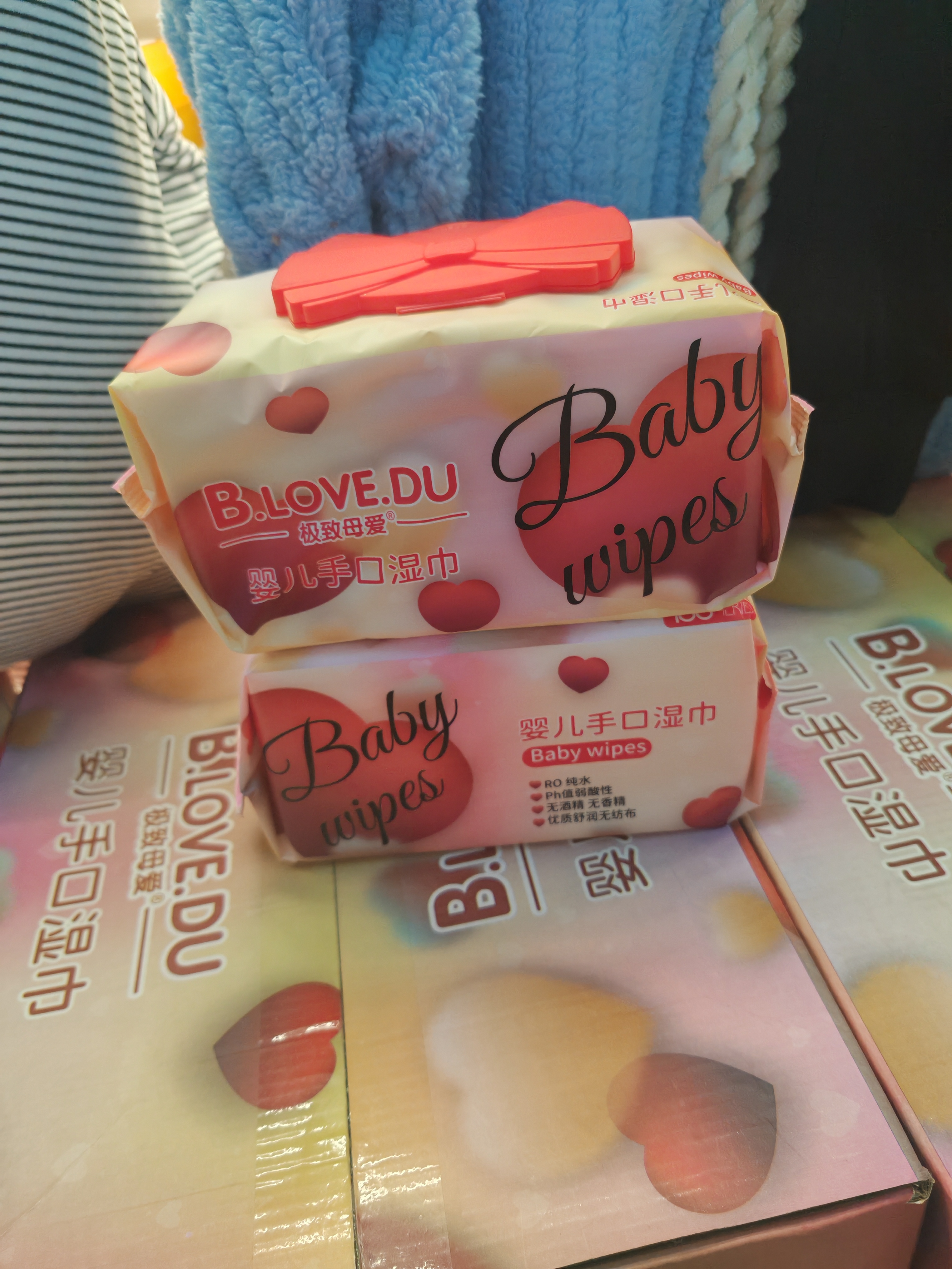 大包100抽宝宝湿巾加厚加大高端品质好湿巾
