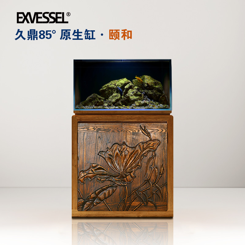 EXVESSEL久鼎鱼缸·专业兰寿金鱼缸 · 鲁班吉尺·原生方鼎