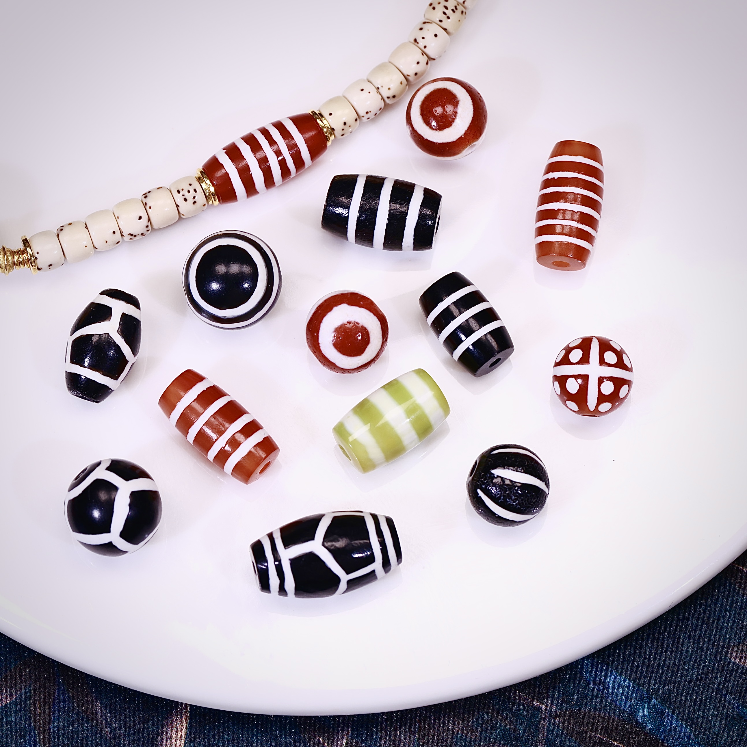 （展示链接勿拍）不搭文玩三通老型珠子配饰定制