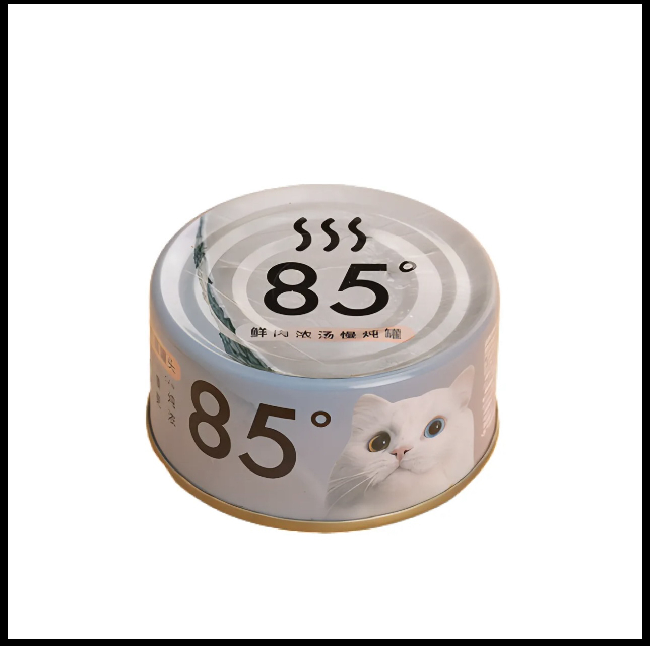 尾巴生活(FurryTail) 85°金枪鱼鳕鱼鲜肉浓汤慢炖罐 85g/罐