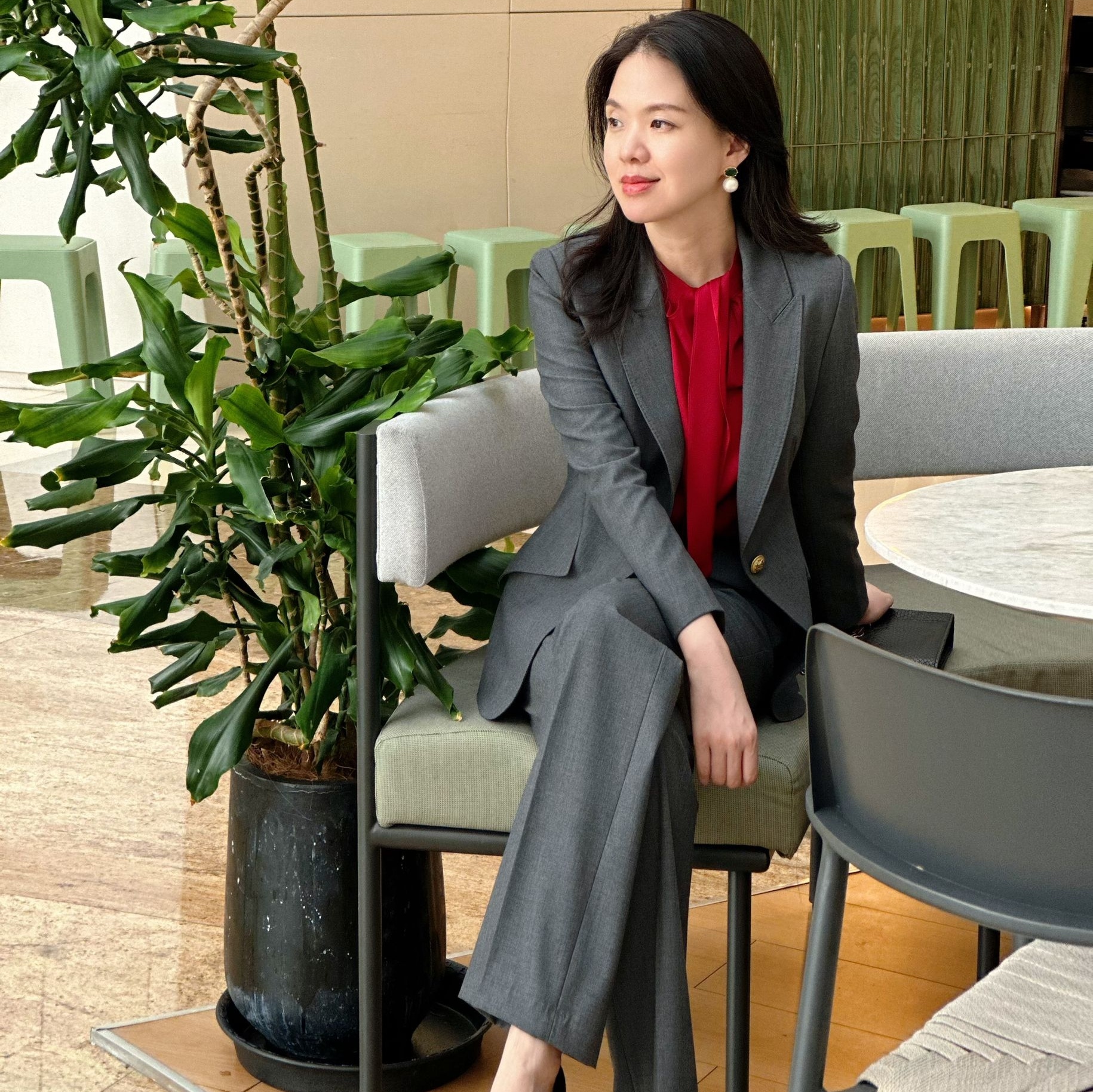 高精尖立体裁剪秋冬气质新款显瘦修身百搭套装女装西裤小西装