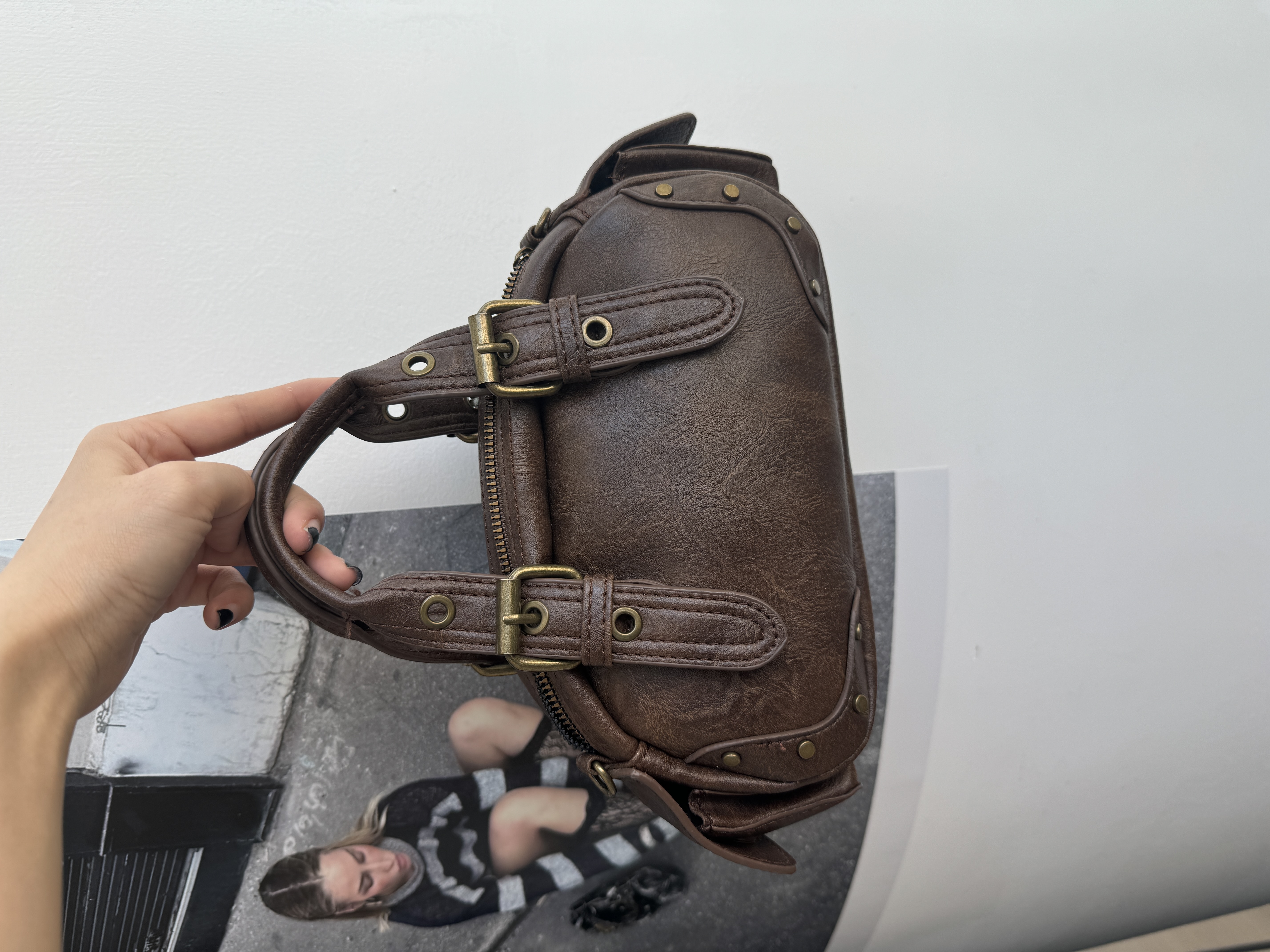 百搭装饰搭配手提包斜挎包手机包