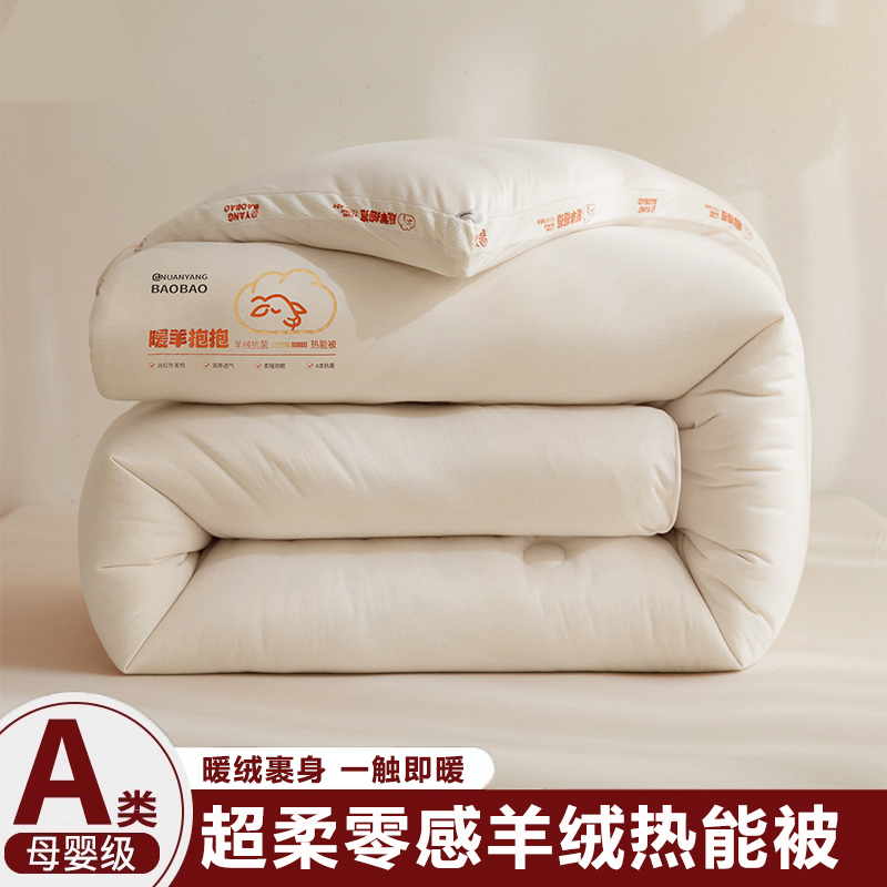 加厚保暖冬被被芯羊绒蛋白棉被秋冬被男女宿舍超柔被子