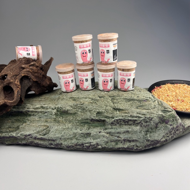 达人专属溪流者亮（小粉虫）红蛆虫、石斑溪哥马口苦花鲫鱼专用活饵