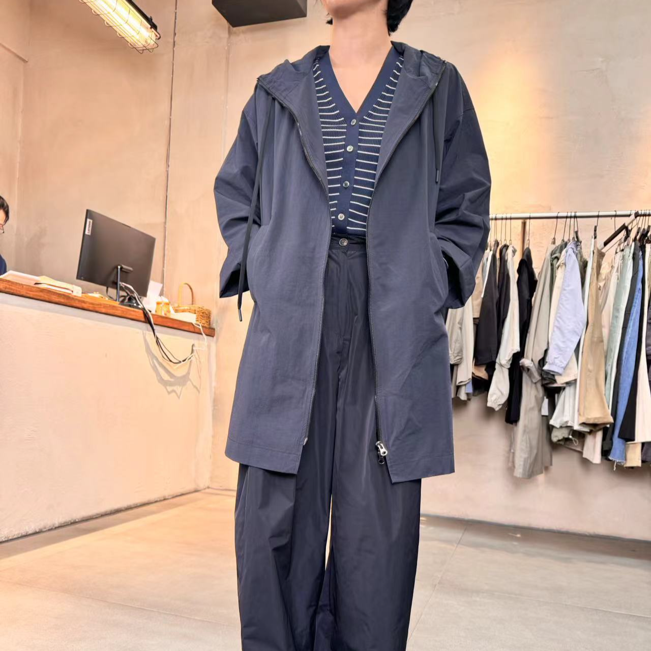 韩国进口休闲风衣 均码