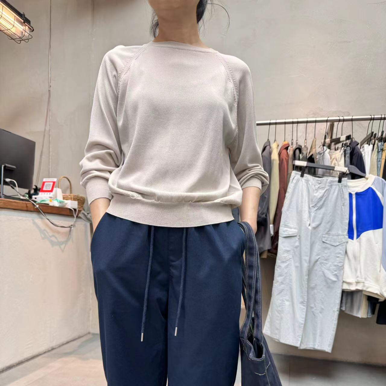 韩国 进口长袖针织衫 均码