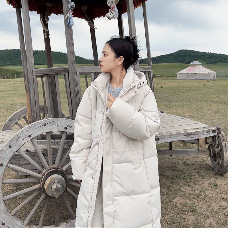 羽绒服羽绒服女中长款面包服羽绒服冬季外套长款加厚羽绒服