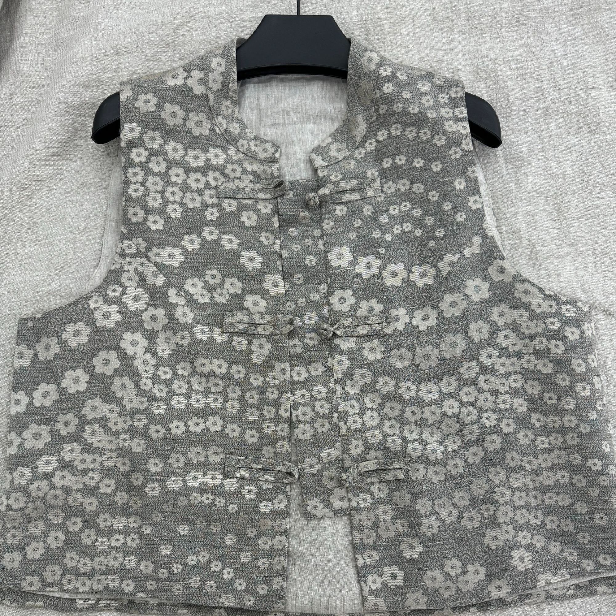 【福宝推荐】私人定制  轻奢汉麻真丝马甲