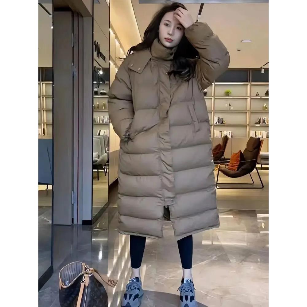 断码清仓羽绒服特大码300斤胖MM加厚羽绒棉服女2023秋冬宽松连帽