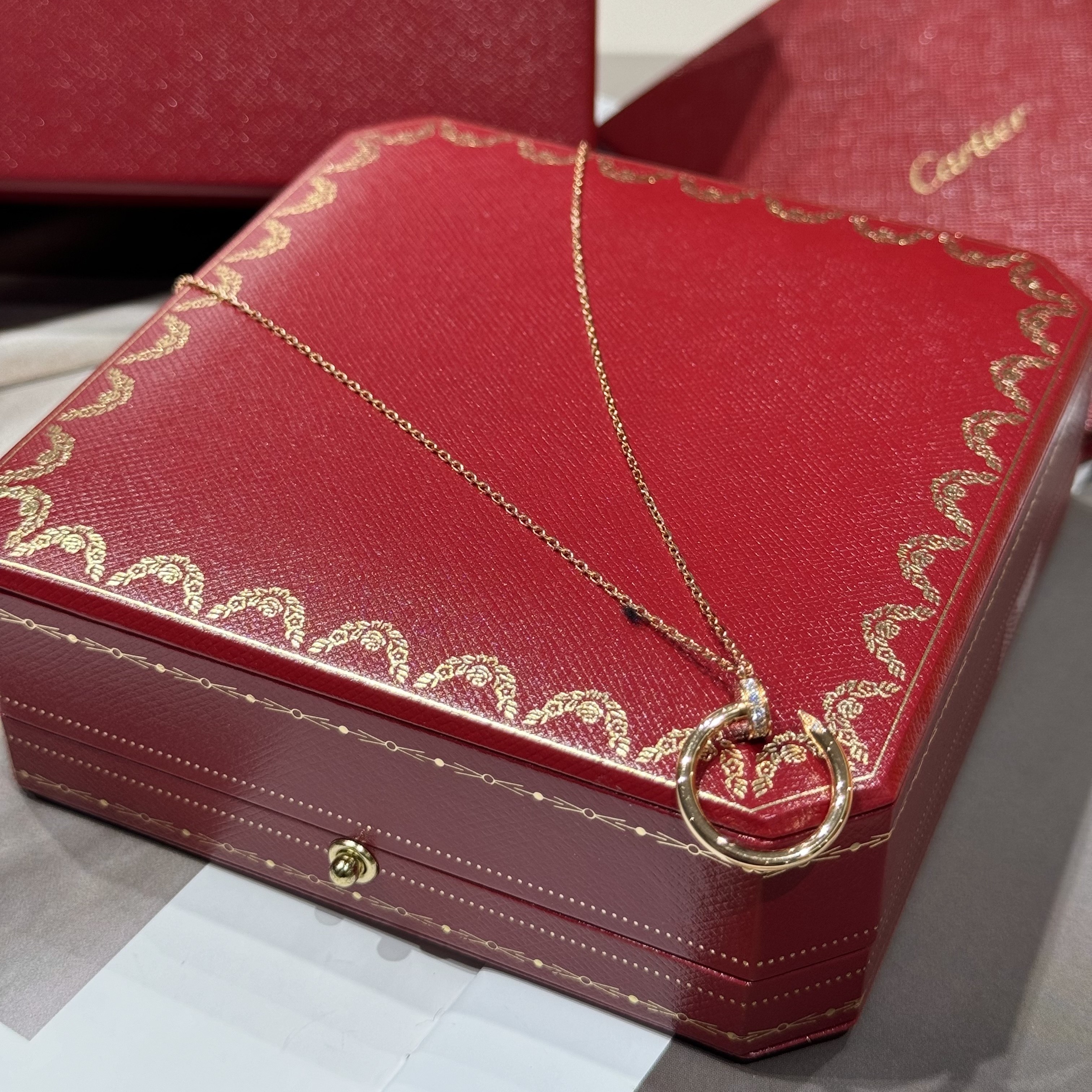 未使用 Cartier/卡地亚 贝贝/卡地亚钉子juste un clou项链