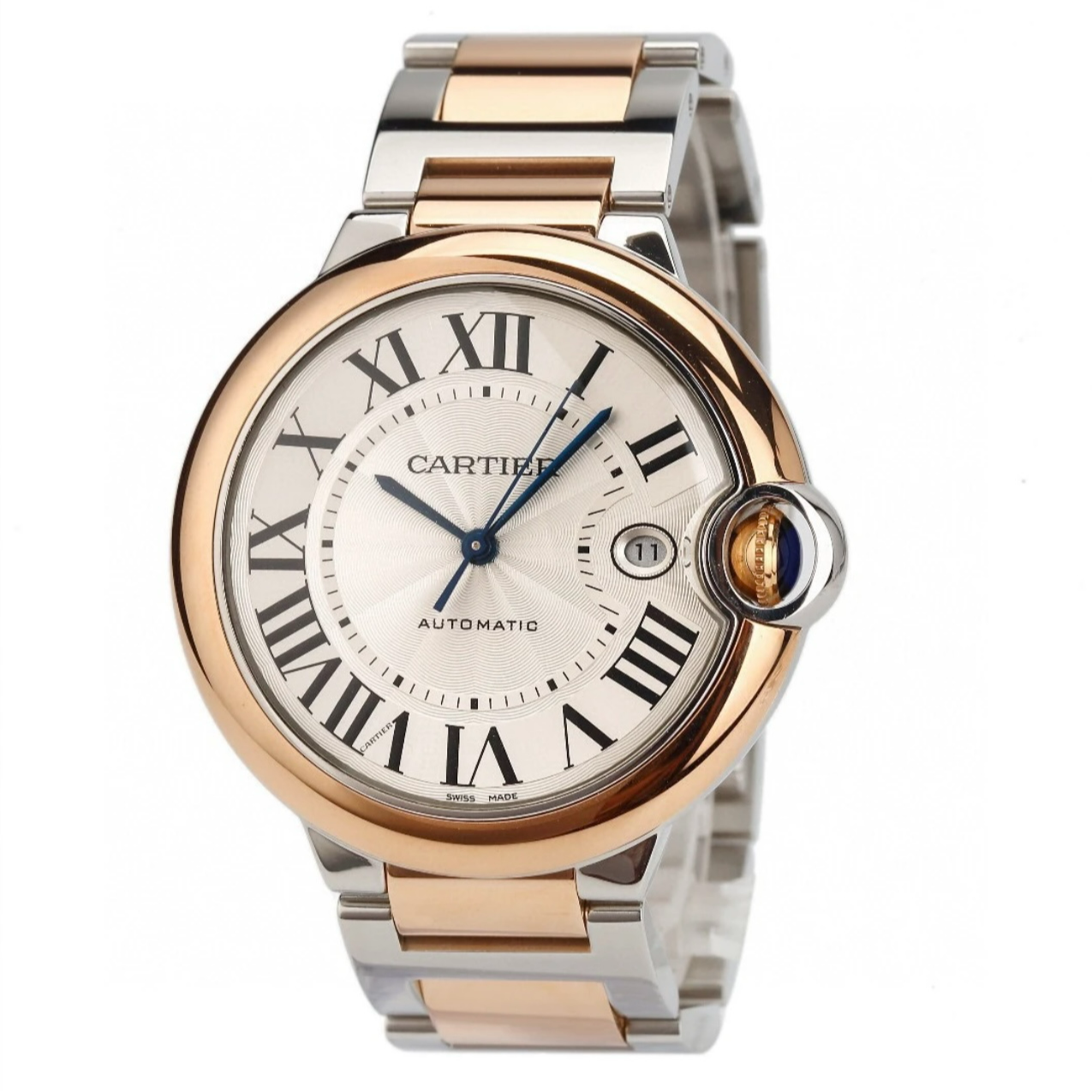 99新 Cartier/卡地亚 蓝气球系列 W2BB0034 42金圈 机械男款 21年