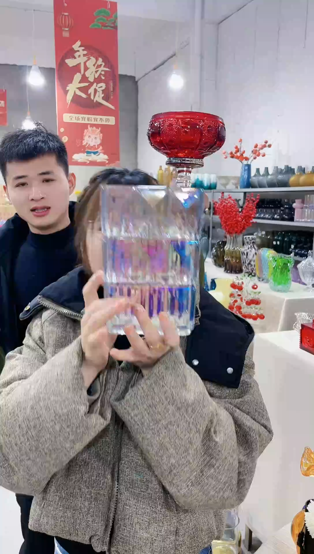 【闪购商品】炫彩巴卡拉卢梭花瓶