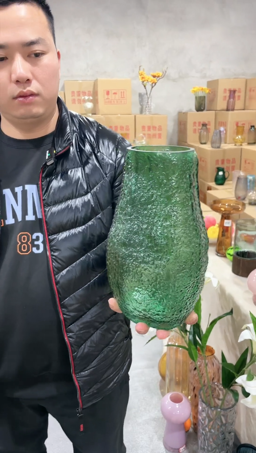 【闪购商品】绿色牛油果花瓶