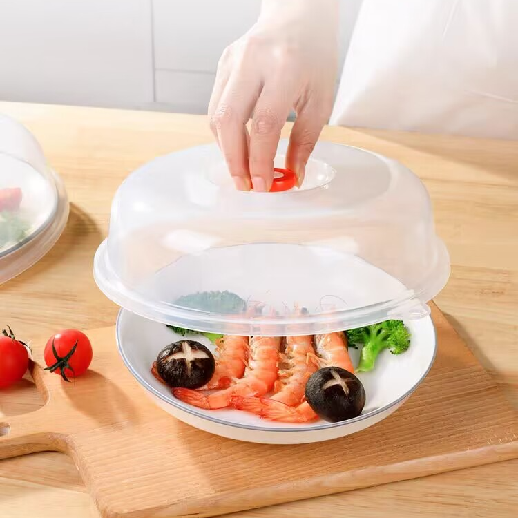 日本进口微波炉加热盖专用盖子热菜罩微波防溅盖耐高温容器防油盖