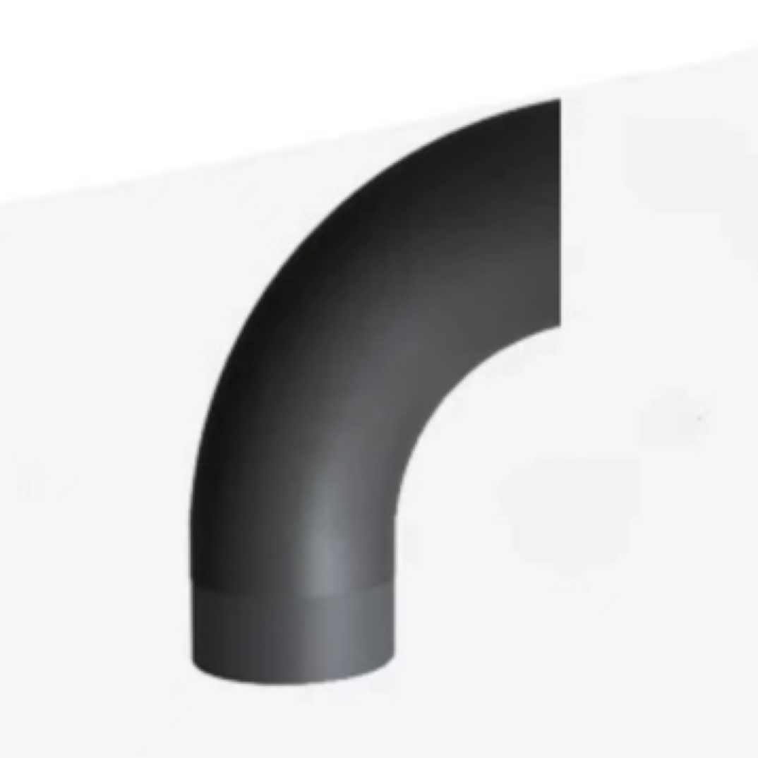 加厚耐高温涂层烟囱排烟管弯头