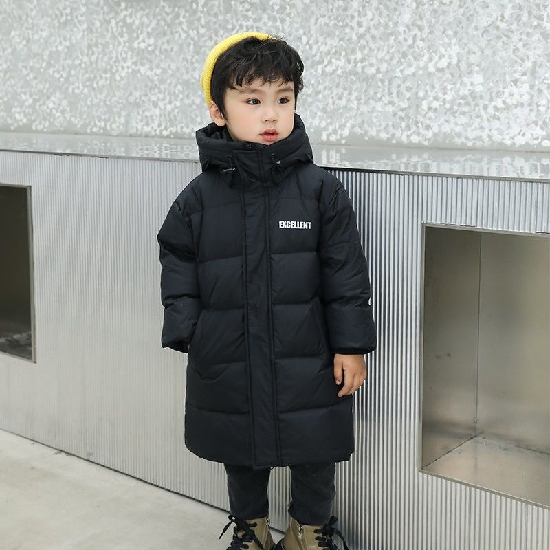 波司登儿童羽绒服2023新款男童女童宝宝加厚洋气过膝中长款冬季童