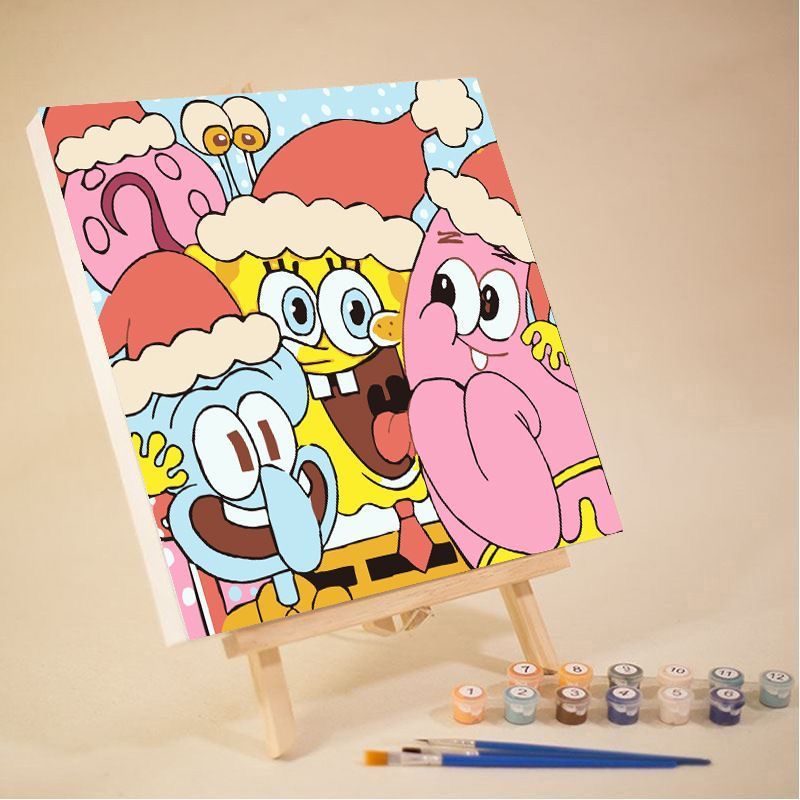 30*30拍五发六DIY数字油画现代简约