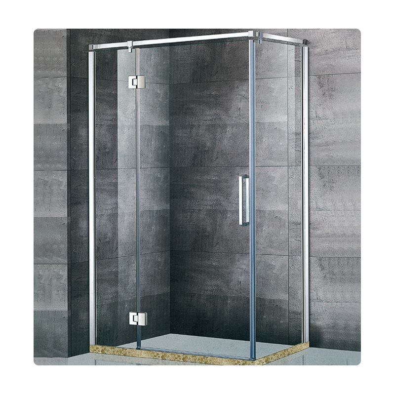 定制简约极窄淋浴房隔断一体式干湿分离简易整体淋浴房防爆玻璃门