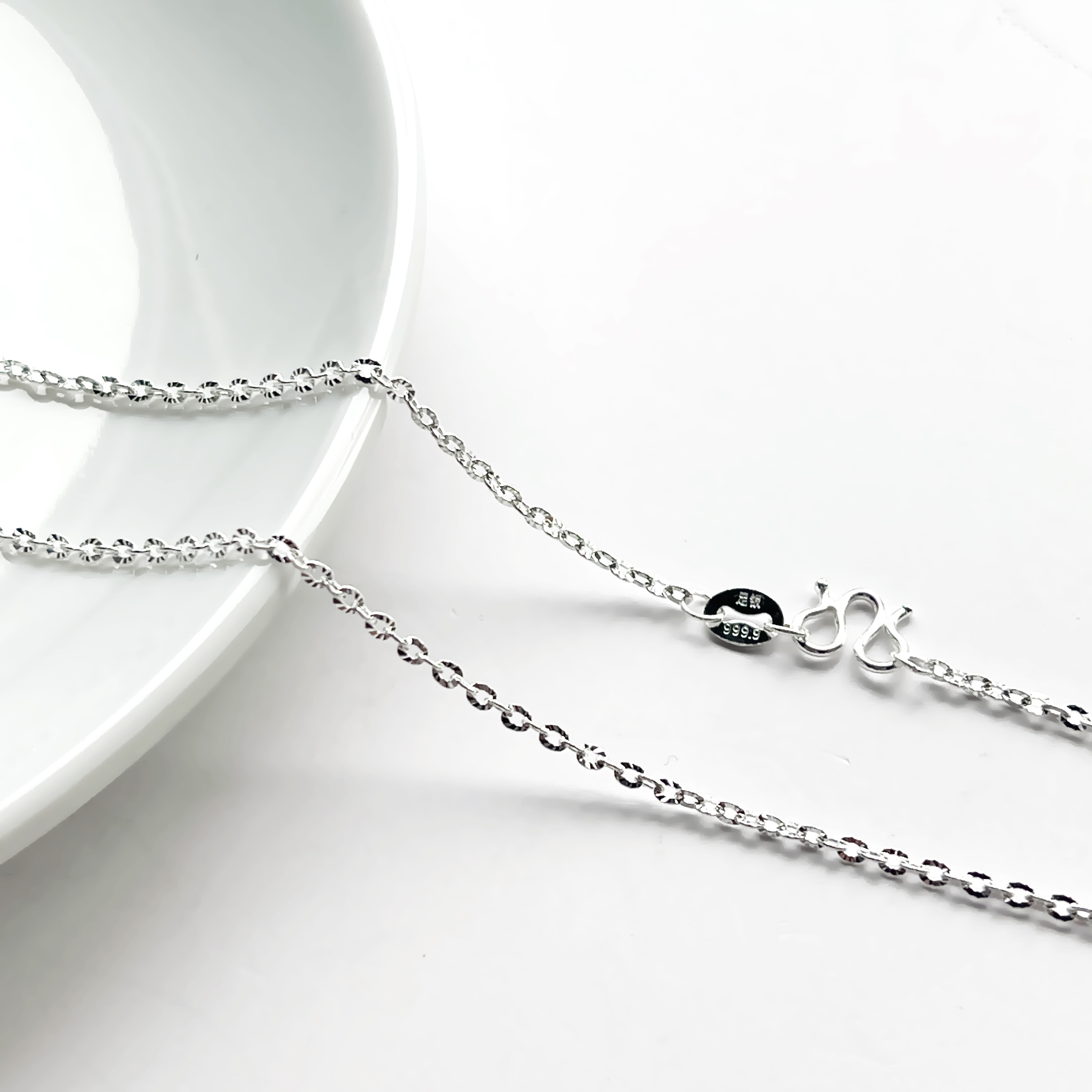 链子足银 菠萝项链银饰穿搭搭配轻奢百搭时尚节日礼物