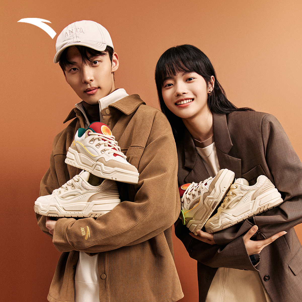 安踏微糖2丨经典潮流休闲鞋男女同款秋季新款百搭低帮情侣运动鞋