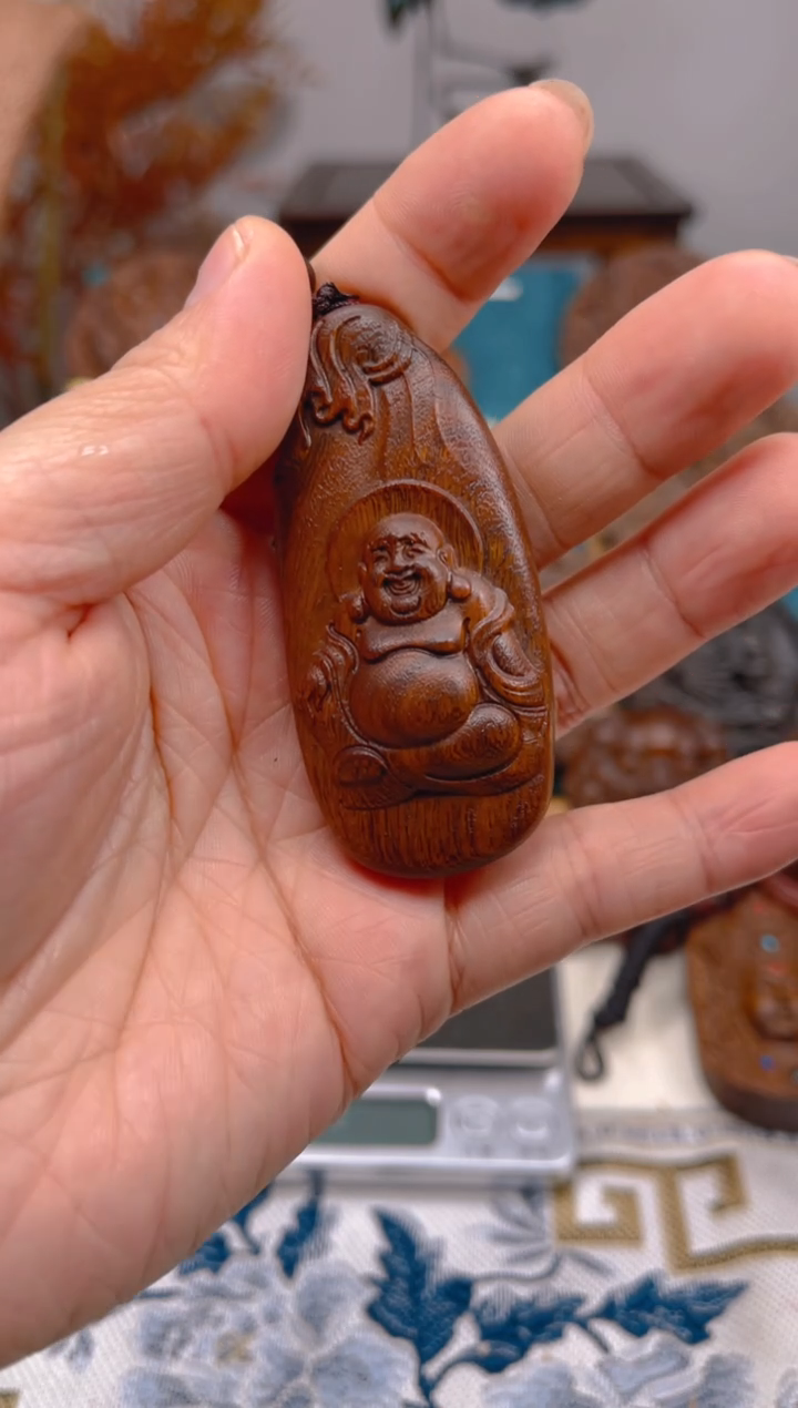 【闪购商品】香木木雕6.88米弥勒