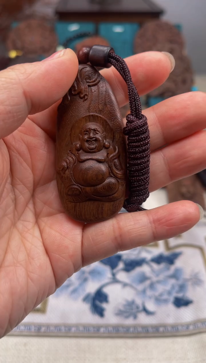 【闪购商品】香木木雕6.88米弥勒