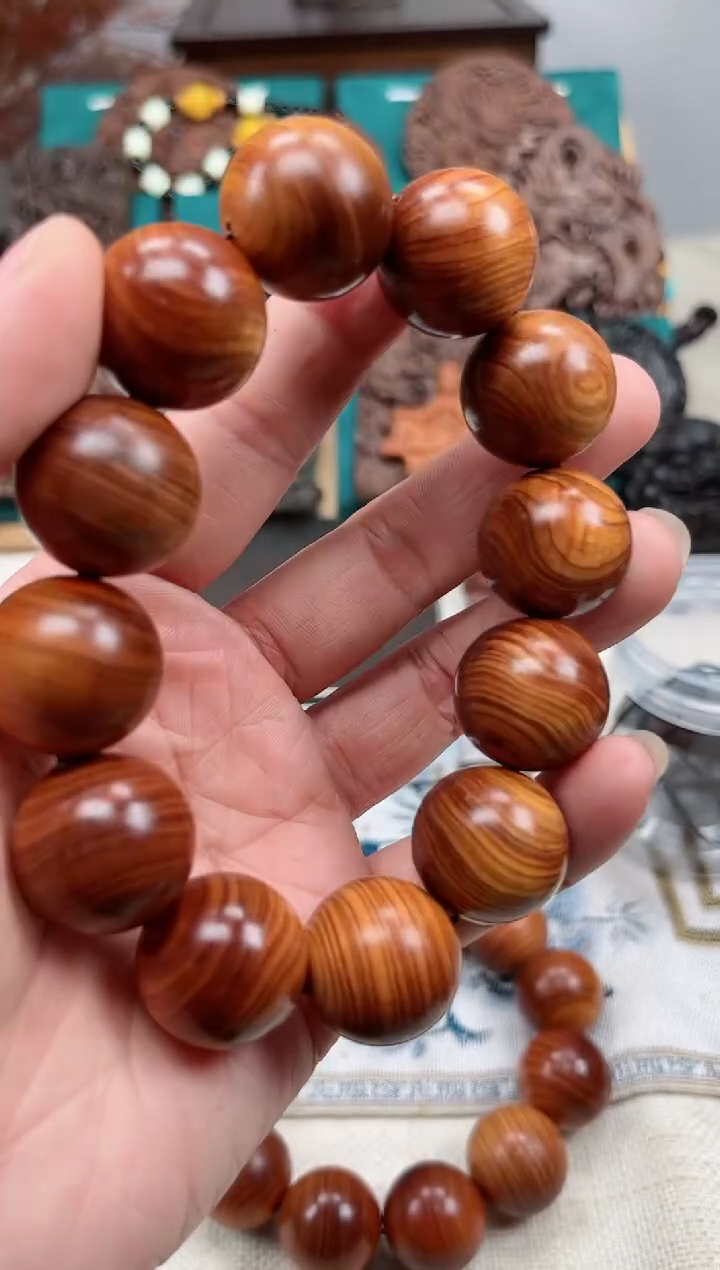 【闪购商品】崖柏手串/手链2.0黑油骨