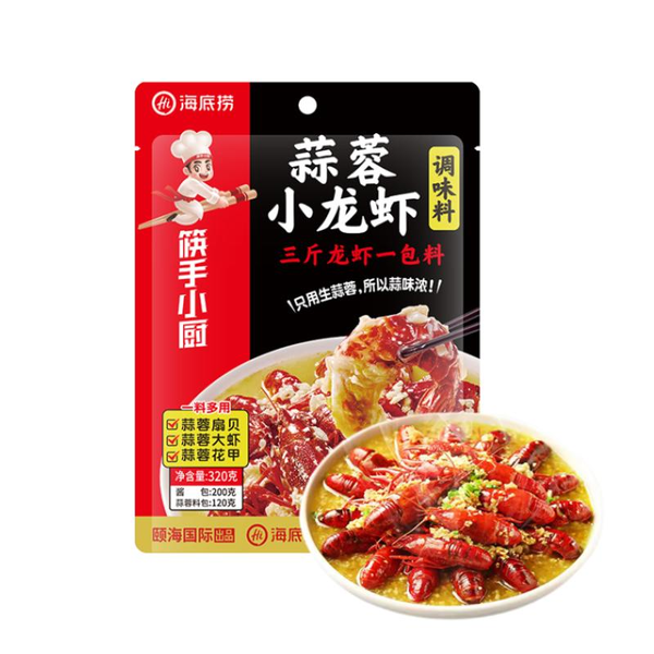 筷手小厨蒜蓉小龙虾调味料 320g