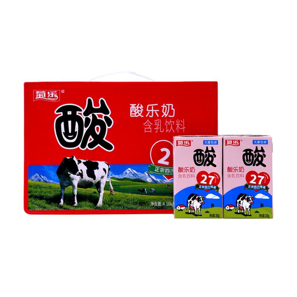 菊乐酸乐奶含乳饮料 260g*16