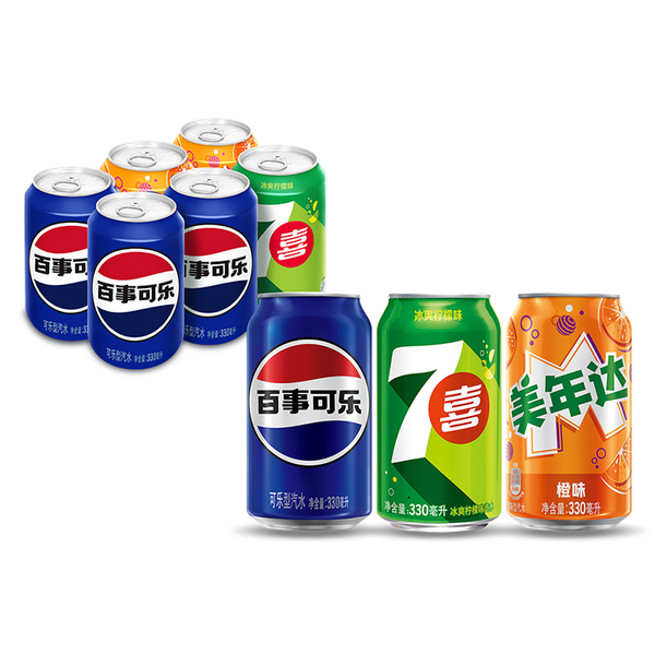 百事系列饮料混合装 330ml*6