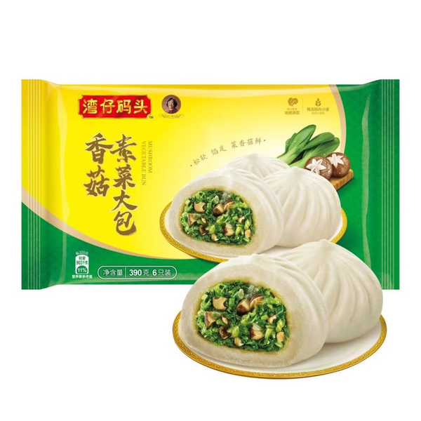 湾仔码头香菇蔬菜大包 390g