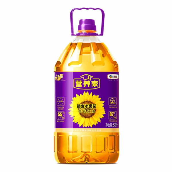 福临门营养家黄金小黑葵葵花仁油 5L