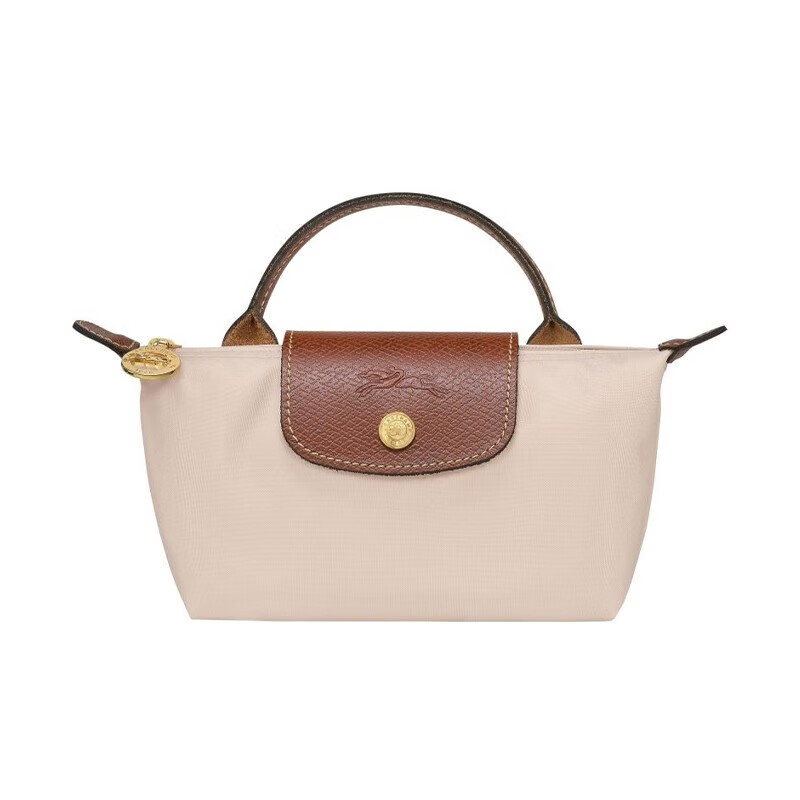95新 LONGCHAMP/珑骧 女款短柄拉链手提饺子包 34175089 P71