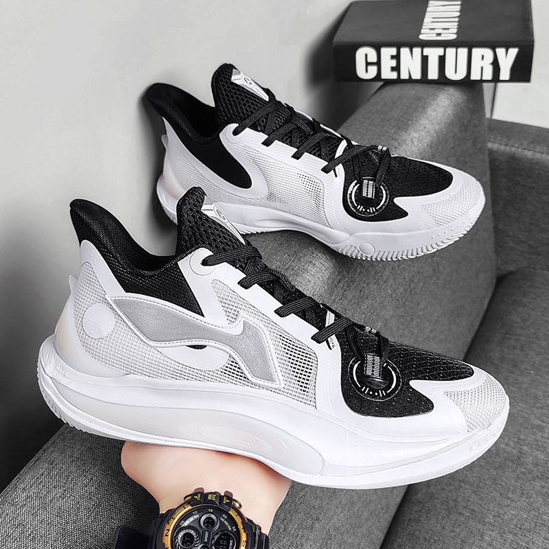 音速11代篮球鞋男女气垫耐磨低帮闪击9透气摩擦有声音运动鞋男鞋