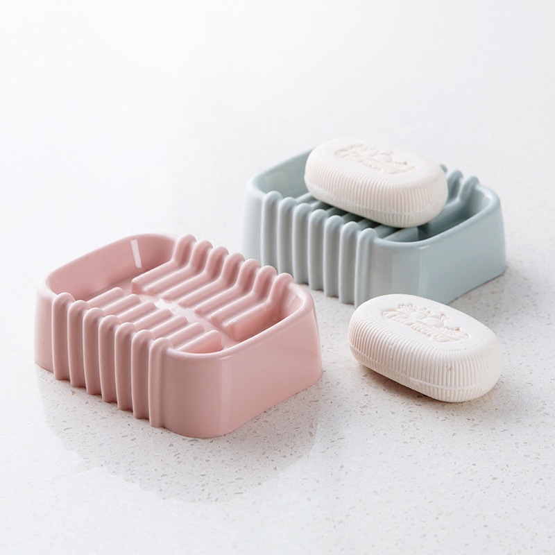 香皂盒不积水肥皂碟简约风皂托ush香皂盒子肥皂置物架 沥水肥皂盒