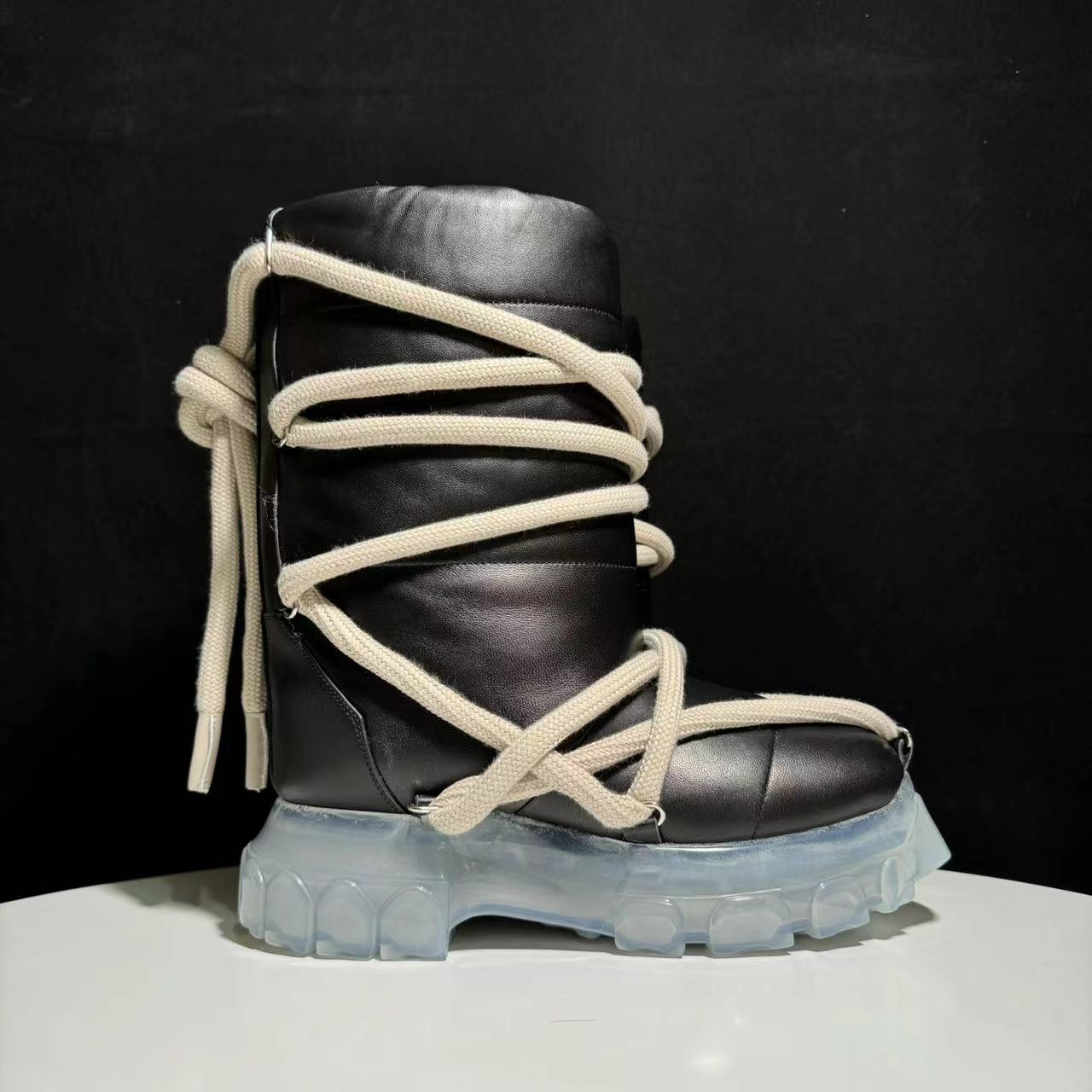 RICK OF GODDRKSHDW暗黑风格保暖时尚潮流加厚雪地靴