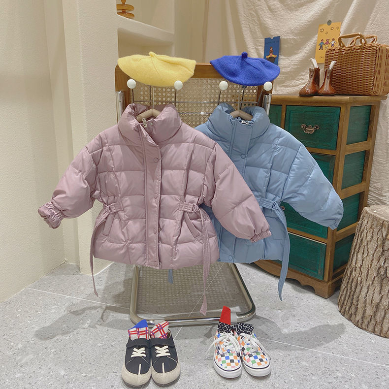 儿童棉服2023新款宝宝外套秋冬季女童短款加厚男童中小童洋气