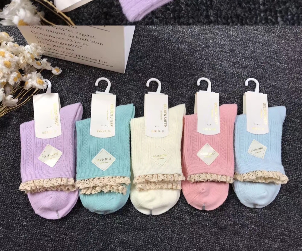 女款花边袜子10双