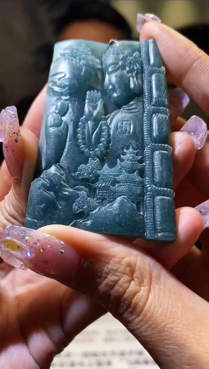 【闪购商品】定制翡翠未镶嵌M-@@LSGA1224183