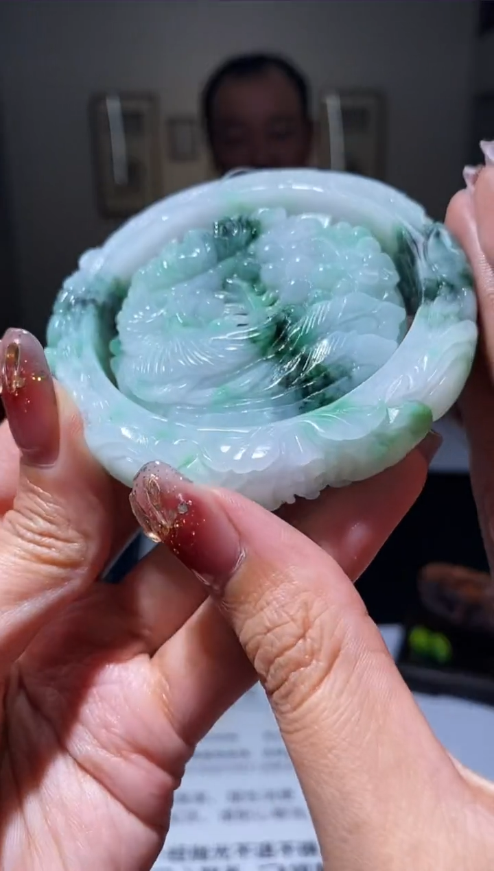 【闪购商品】定制翡翠未镶嵌M-@@QJZA1221159 59圈