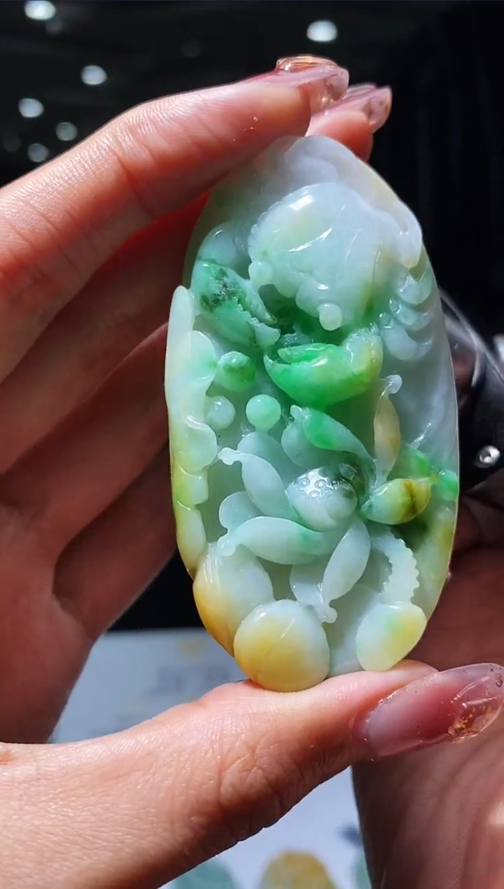 【闪购商品】定制翡翠未镶嵌M-@@BSGA1220275