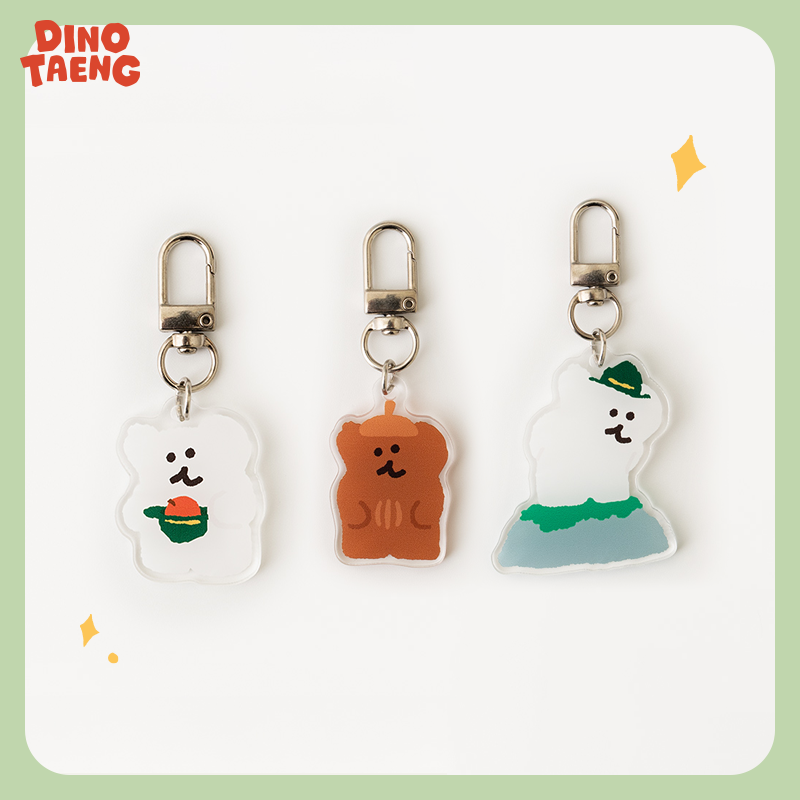DINOTAENG系列 亚克力钥匙扣 LINE FRIENDS