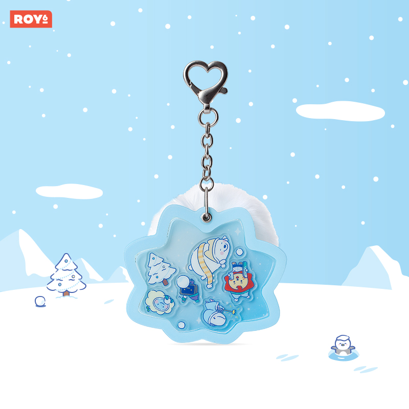 【回流】ROY6 ICE WORLD系列 亚克力镜子钥匙扣  