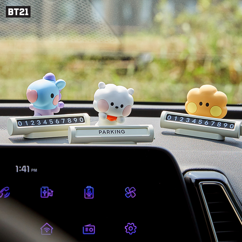BT21 minini停车牌号码牌 LINE FRIENDS情人节